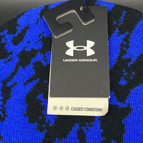 NWT UNDER ARMOUR "UA Halftime" Mens Cuffed Knit Beanie Hat OSFM CAMO - Picture 3 of 6